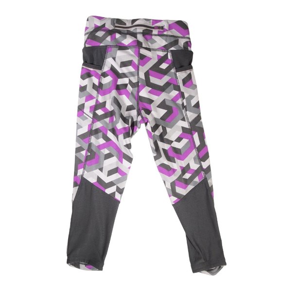 Athleta Women's Chain Be Free Knicker Sz XXS - Cobblestone grey/sparkling purpl - Picture 6 of 6